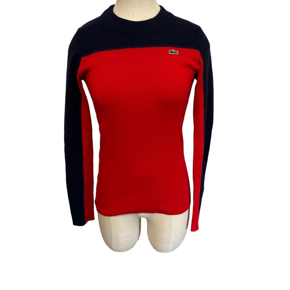 Lacoste Unisex Long Sleeve Sweater Size 36